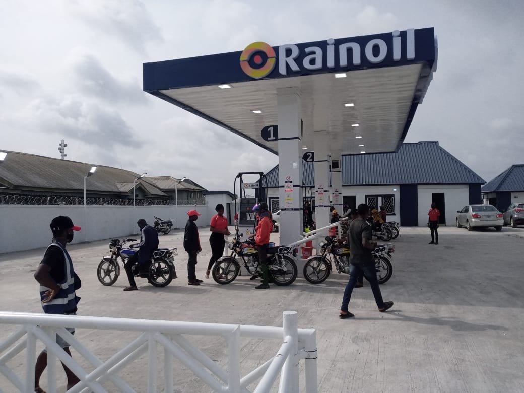 completed Rain Oil filling station in Delta State